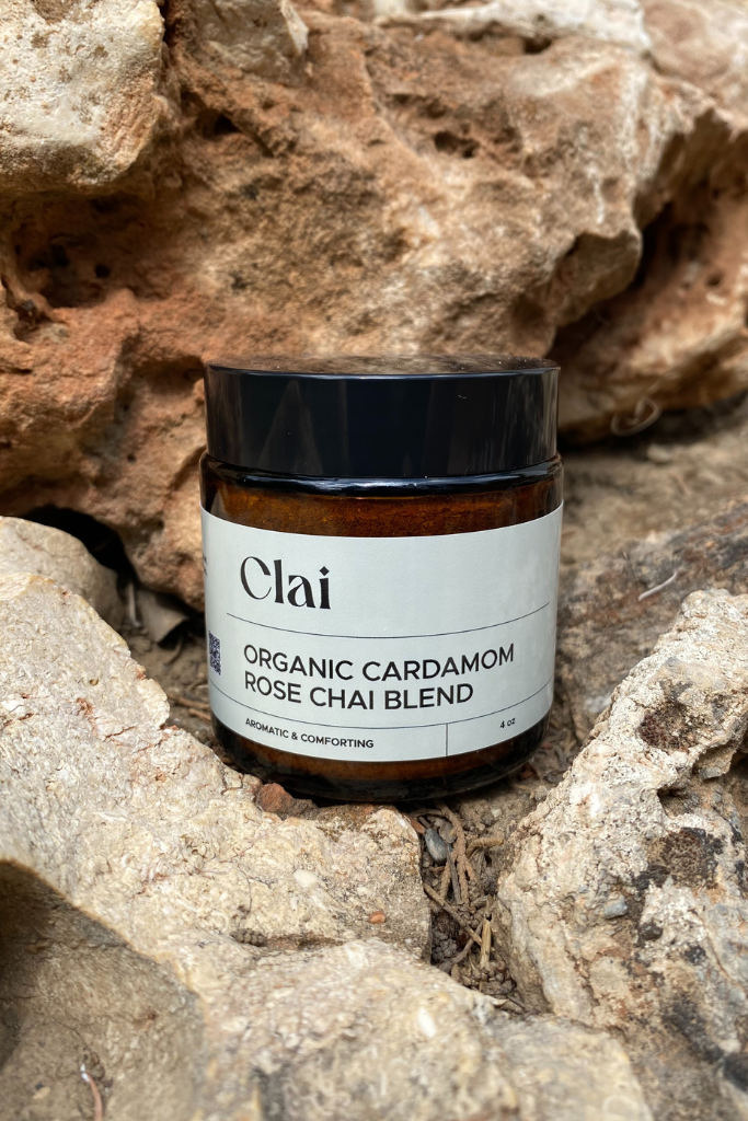 Organic Cardamom Rose Chai Blend