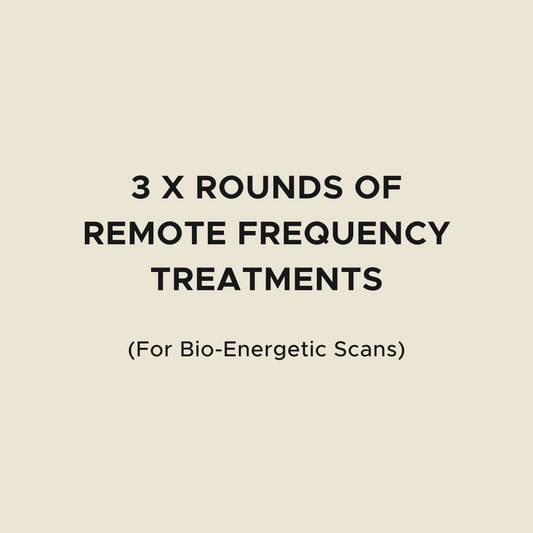 3 x Rounds of Remote Frequency Treatments for Bio-Energetic Scans