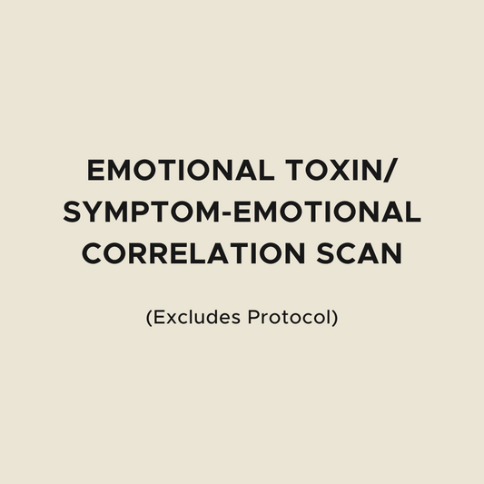 Emotional Toxin/Symptom-Emotional Correlation Scan (Excludes Protocol)