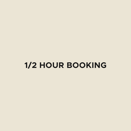 1/2 Hour Booking