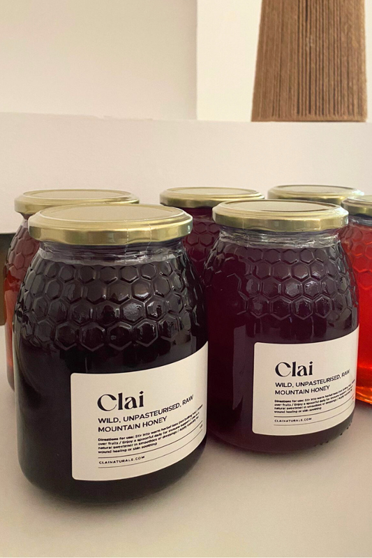 Wild, Unpasteurised, Raw Mountain Honey