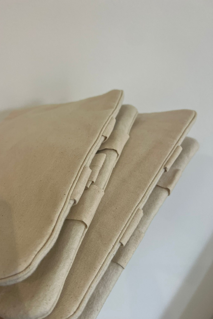 Organic Unbleached Cotton & Hemp Castor Pack